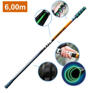 UNGER Kij Teleskopowy nLite CARBON 24K 6,00 m / 1,70 m 