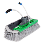 UNGER nLite Szczotka kątowa 28 cm z listwą płukającą szara - 2
