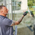 UNGER Kompletna ściagaczka 35 cm z zielona gumą - 4