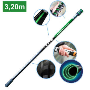 UNGER Kij teleskopowy nLite CARBON Composite 3,2 m / 1,70 m - CC32T