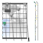 Kij teleskopowy nLite Carbon Composite 8,6m kompletny z adapterem 15cm, wężem 25m i szczotką 28cm - 2