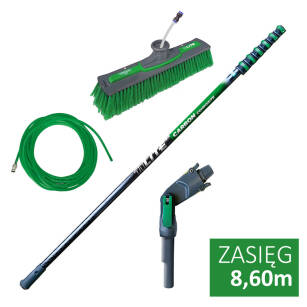 UNGER Zestaw kij teleskopowy nLite CARBON Composite 8,60 m - CC85H