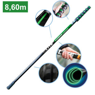 UNGER Kij teleskopowy nLite CARBON Composite 8,60 m / 1,70 m - CC85T